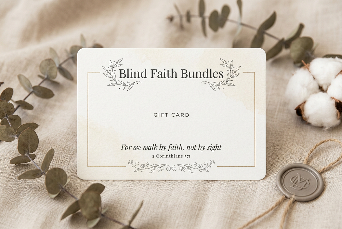 Blind Faith Bundles gift card